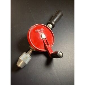 Vintage Stanley BM1 Hand Drill Made in England Eggbeater Drill